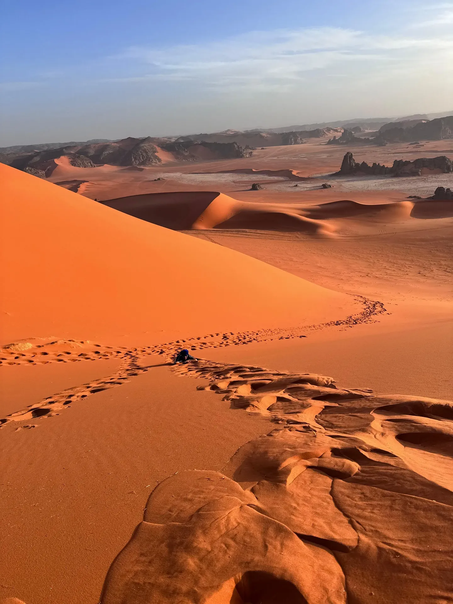 Dunes de la Tadrart Rouge, Tassili n'Ajjer, Algérie